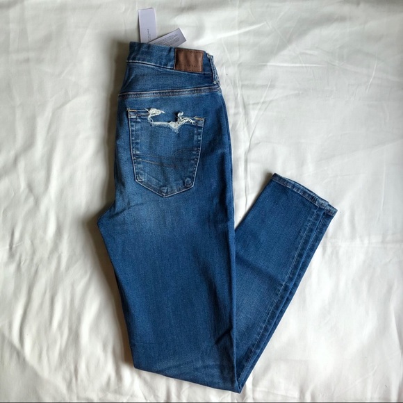 AE Luxe Curvy High Waisted Rise Jegging - Picture 4 of 13